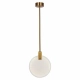 Marble lampa wisząca LED mosiądz marmur Step into Design