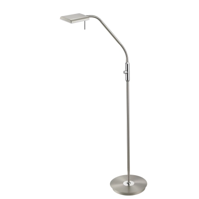 BERGAMO LED lampa podłogowa 420910107 Nickel TRIO lighting