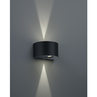 ROSARIO LED kinkiet Black z przesłonami TRIO lighting