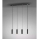 Marley lampa wisząca 4 x GU10 312400432 TRIO Lighting