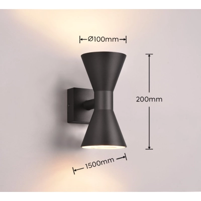 Ardas lampa ścienna IP44 2xGU10 212560232