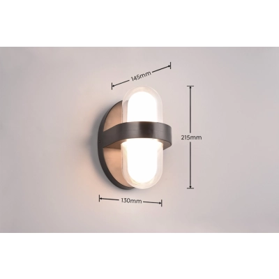 Limeira lampa ścienna IP44 LED 2x4W 760m 3000K R24256232