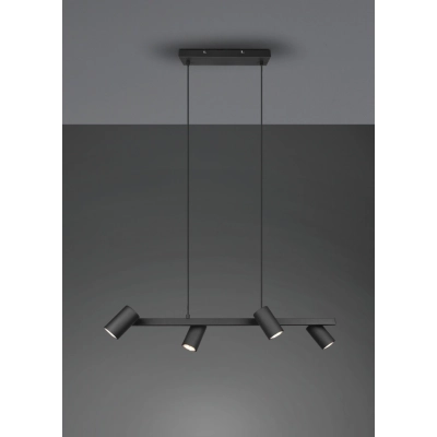 Marley lampa wisząca 4 x GU10 35 W czarna 302400432 TRIO Lighting