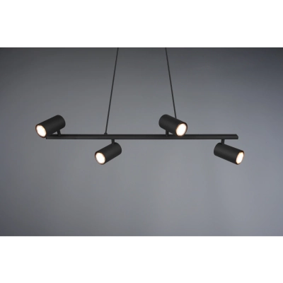 Marley lampa wisząca 4 x GU10 35 W czarna 302400432 TRIO Lighting