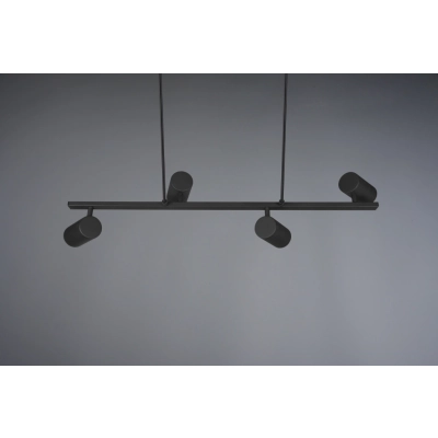 Marley lampa wisząca 4 x GU10 35 W czarna 302400432 TRIO Lighting