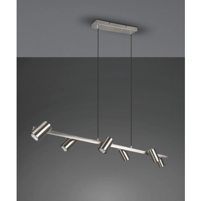 Marley lampa wisząca 6 x GU10 35 W matowy nikiel 302400607 TRIO Lighting