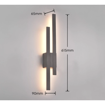 Tawa lampa ścienna IP54 LED 2x9W 1800lm 3000K 221460242