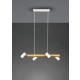 Marley lampa wisząca 4 x GU10 35 W biało - drewniana 312490431 TRIO Lighting