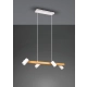 Marley lampa wisząca 4 x GU10 35 W biało - drewniana 312490431 TRIO Lighting