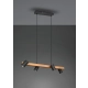 Marley lampa wisząca 4 x GU10 35 W czarno - drewniana 312490432 TRIO Lighting