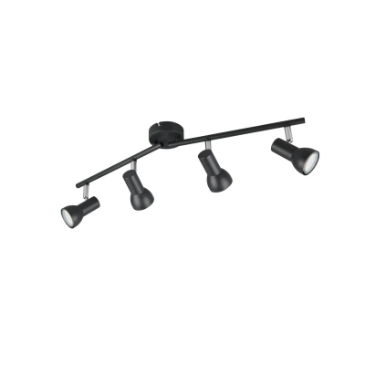 Cantar lampa sufitowa 4xGU10 czarna R81794032