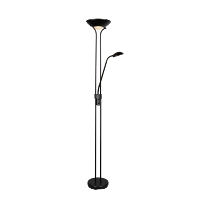 Spock lampa podłogowa LED 19W 2200lm + 5W 500lm 3000K czarna R42292132