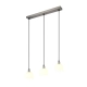 Molly lampa wisząca 3xE14 srebrna R31863007 Trio Lighting