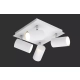 MARLEY White plafon reflektorki 802430401 trio lighting