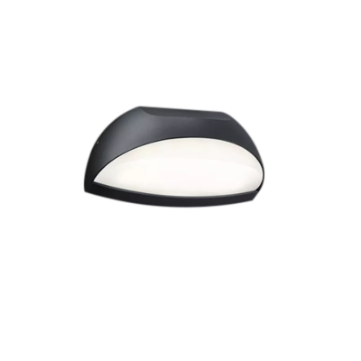 MUGA kinkiet led ip54 Antracite z numerem domu Trio lighting