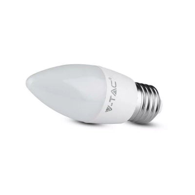 Żarówka LED świeczka 4,5W E27 470lm 3000K VT-1821