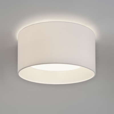 3-Way Plate lampa sufitowa E27 matowy biały abażur Bevel Round 450 biały Astro