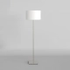 Azumi Floor lampa podłogowa E27 matowy nikiel abażur Drum 420 biały Astro