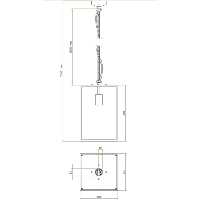 HOMEFIELD 360 7814 lampa wisząca Astro lighting