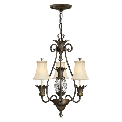 PLANTATION 3LT żyrandol Pearl Bronze Hinkley Elstead Lighting