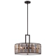 GEMMA 3LT lampa wisząca Vintage Bronze Elstead Lighting