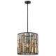 GEMMA 3LT lampa wisząca Vintage Bronze Elstead Lighting