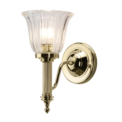 Carroll 1 kinkiet IP44 1xG9 mosiądz Elstead Lighting