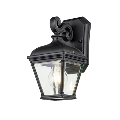 Bayview 1 kinkiet IP44 1xE27 czarny Elstead Lighting