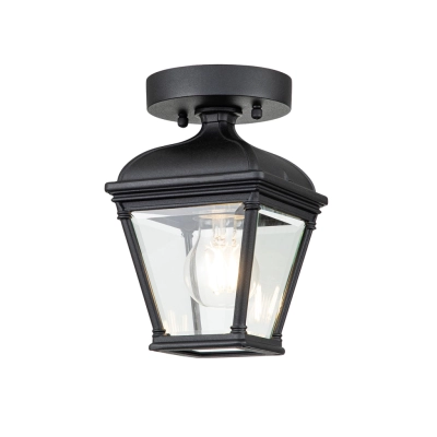 Bayview 1 lampa sufitowa IP44 1xE27 czarna Elstead Lighting