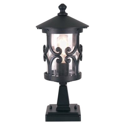 Hereford lampa stojąca 1xE27 IP23 czarna Elstead Lighting