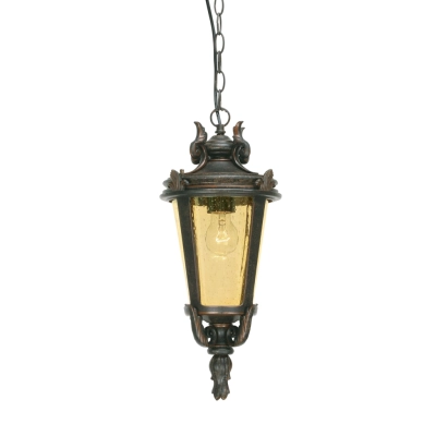 Baltimore lampa stojąca 1xE27 IP44 stary brąz Elstead Lighting