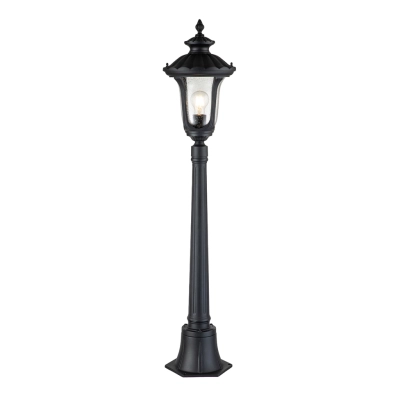 Chicago 1 lampa stojąca IP44 1xE27 czarna Elstead Lighting