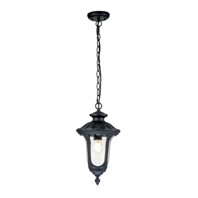 Chicago 1 lampa wisząca IP44 1xE27 czarna Elstead Lighting