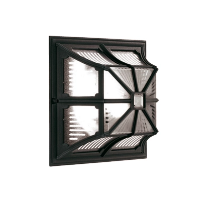 Chapel lampa sufitowa 1xE27 IP44 czarny Elstead Lighting