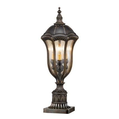 Baton Rouge lampa stojąca 3xE14 IP44 orzechowa Elstead Lighting