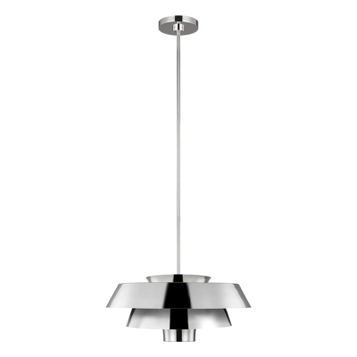 Brisbin lampa wisząca 1xE27 nikiel Elstead Lighting