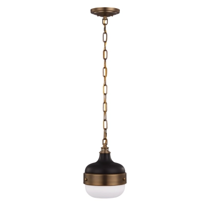 Cadence 1 lampa wisząca 1xE27 antyczny mosiądz Elstead Lighting