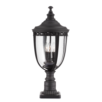 English Bridle lampa stojąca 3xE14 IP44 czarna Elstead Lighting