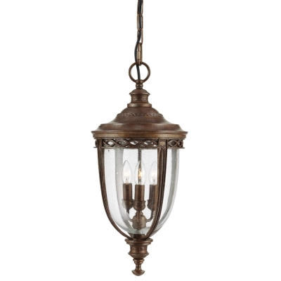 English Bridle lampa wisząca 3xE14 IP23 brąz Elstead Lighting