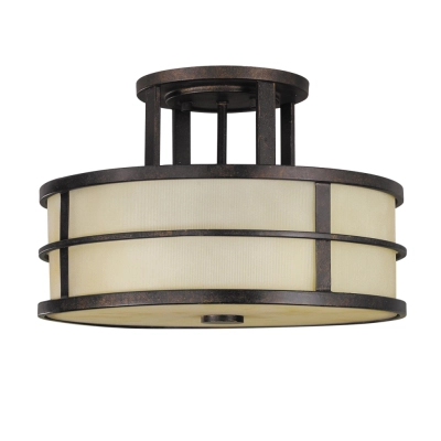 Fusion lampa sufitowa 3xE27 grecki brąz Elstead Lighting