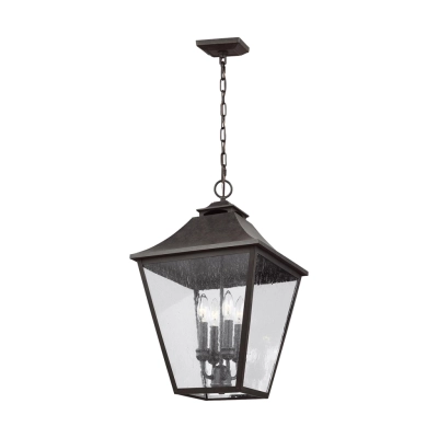 Galena 4 lampa wisząca IP44 4xE14 ciemnobrązowa Elstead Lighting