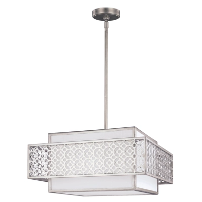 Kenney 3 lampa wisząca 3xE27 srebrna Elstead Lighting