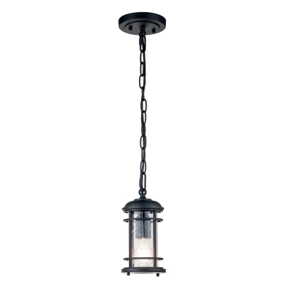 Lighthouse lampa wisząca 1xE27 IP44 czarna Elstead Lighting