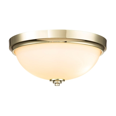 Malibu 2 lampa sufitowa IP44 2xE27 polerowany mosiądz Elstead Lighting