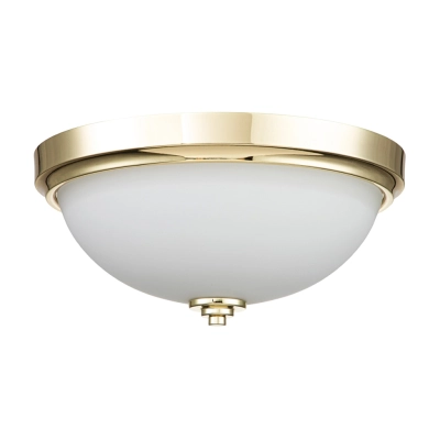 Malibu 2 lampa sufitowa IP44 2xE27 polerowany mosiądz Elstead Lighting