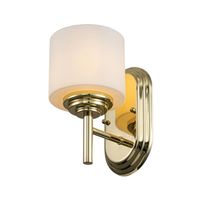 Malibu 1 kinkiet IP44 1xG9 polerowany mosiądz Elstead Lighting