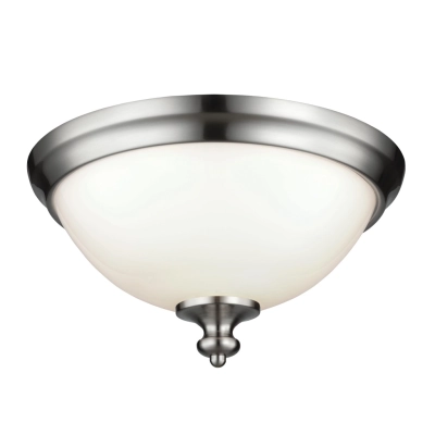 Parkman 2 lampa sufitowa 2xE27 szczotkowana stal Elstead Lighting