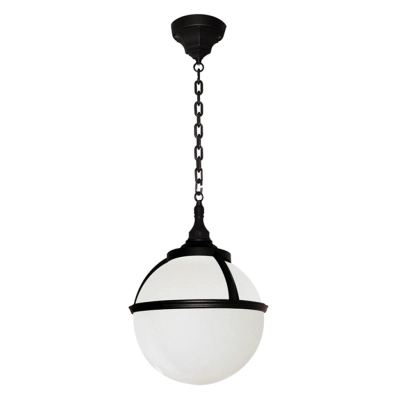 Glenbeigh lampa wisząca 1xE27 IP44 czarna Elstead Lighting