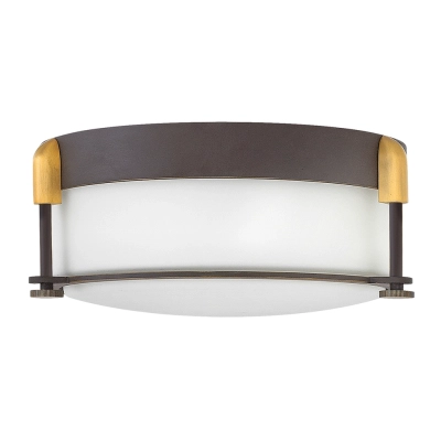 Colbin 2 lampa sufitowa IP44 2xE27 olejowany brąz Elstead Lighting