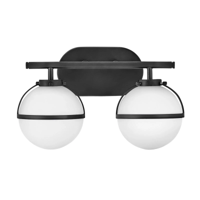 Hollis 2 kinkiet IP44 2xE14 czarny Elstead Lighting